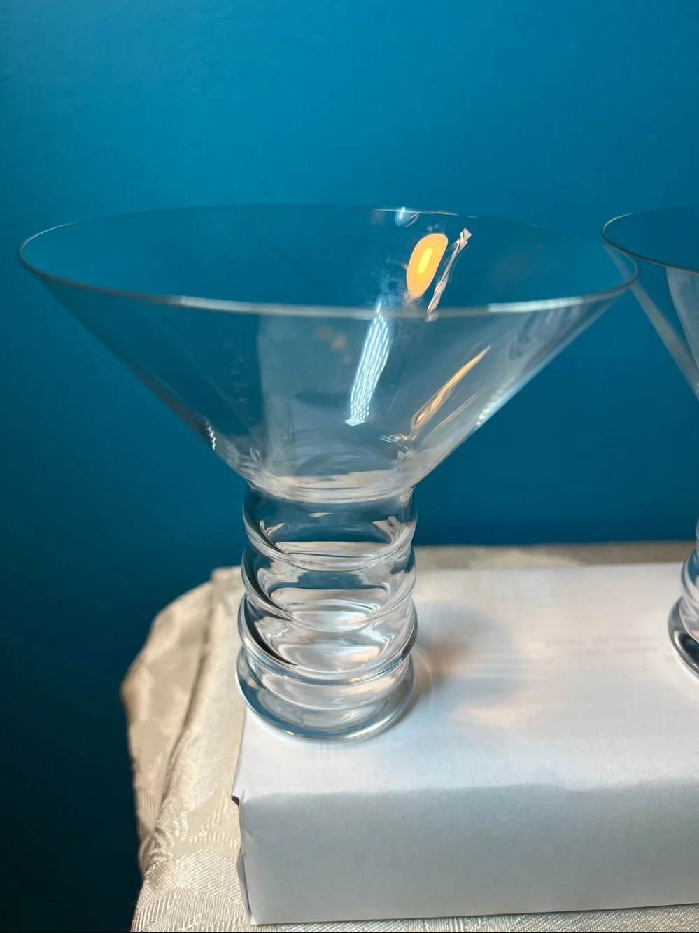 Riedel Crystal O Martini Glasses Set of 2